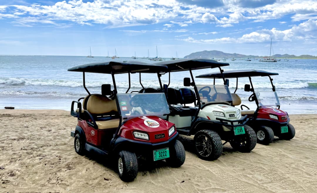 3 Golf Carts at Tamarindo Beach Benefits of Renting a Golf Cart in Tamarindo-Golf-Carts