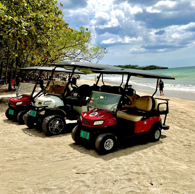 Golf Carts at Tamarindo Beach Golf Carts at Tamarindo Beach